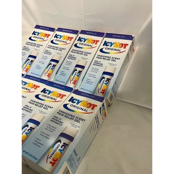 Icy Hot Orignal Pain Relieving GEL 2.50 oz. 8 Powerful Pain Relief for Muscles - Picture 2 of 5